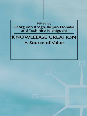 cover image of Knowledge Creation